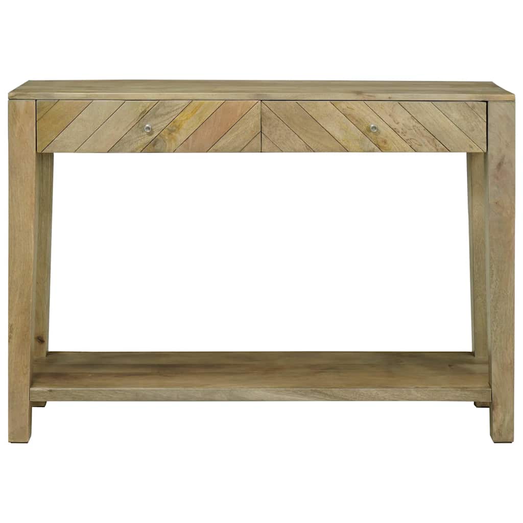 vidaXL Konsolentisch mit Schubladen Natürliches Grau 110 x 30 x 80 cm