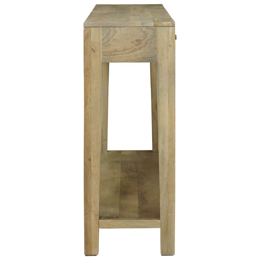 vidaXL Konsolentisch mit Schubladen Natürliches Grau 110 x 30 x 80 cm