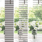 vidaXL Balkenjalousien Silber 130 x 40 cm Aluminium