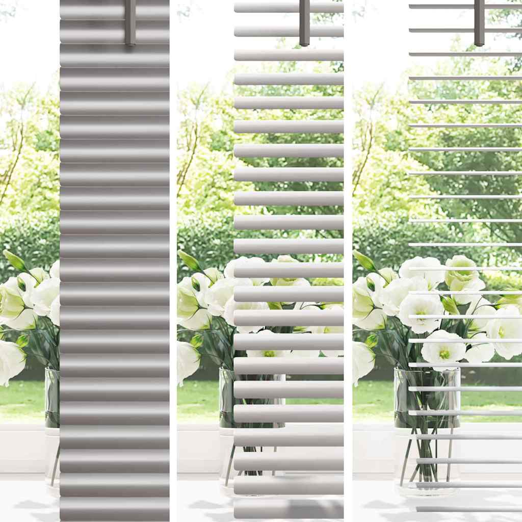 vidaXL Balkenjalousien Silber 130 x 40 cm Aluminium