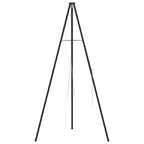 vidaXL Lagerfeuer Stativ Schwarz 92 x 92 x 151,5 cm Stahl