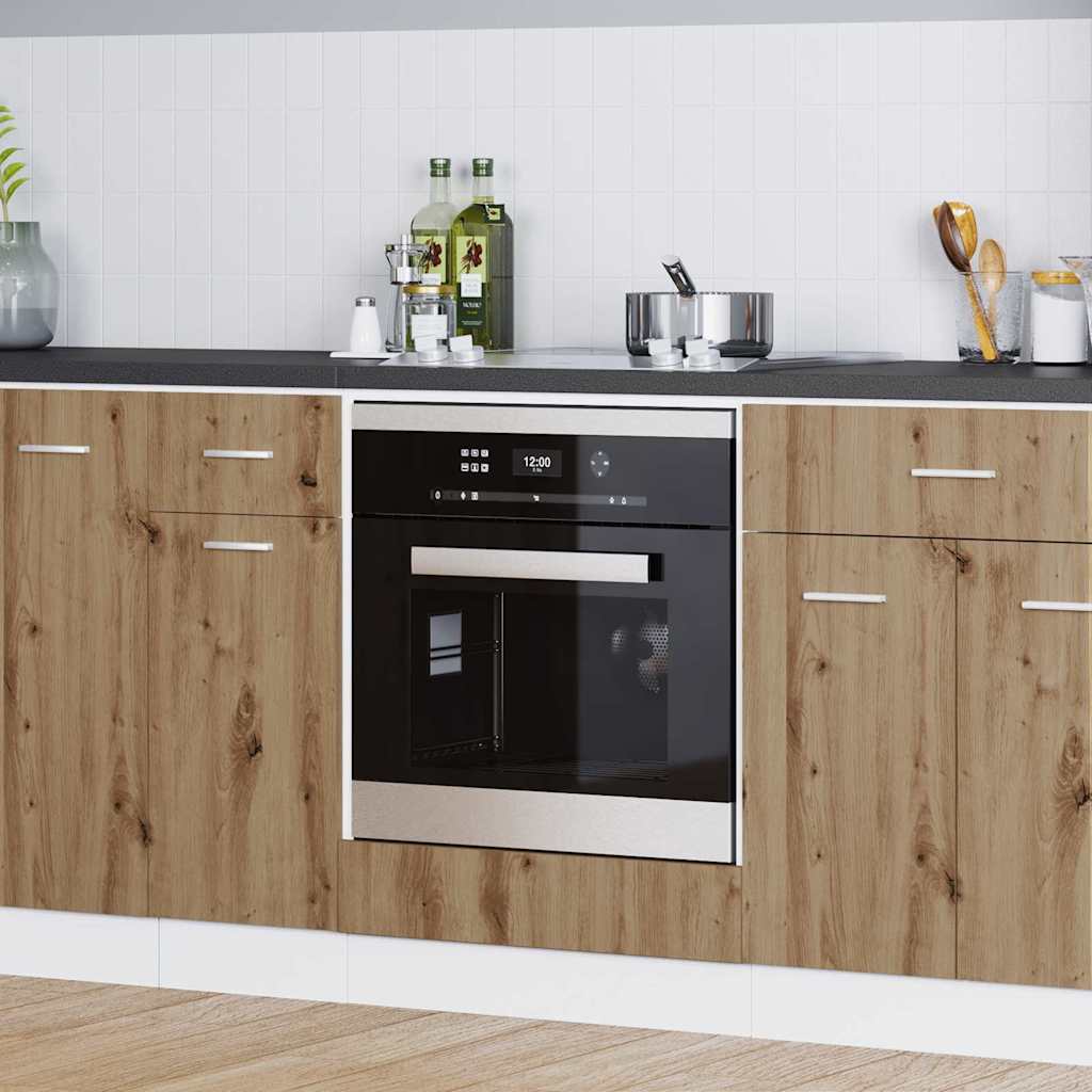 vidaXL Hängeschrank Artisan-Eiche 60 x 46 x 81,5 cm Holzwerkstoff