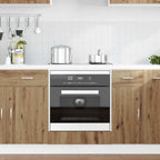 vidaXL Hängeschrank Artisan-Eiche 60 x 46 x 81,5 cm Holzwerkstoff