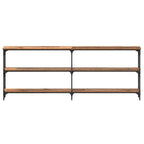 vidaXL Konsolentisch Altholz 200 x 29 x 75 cm Sperrholz und Metall