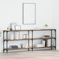 vidaXL Konsolentisch Artisan-Eiche 200 x 29 x 75 cm