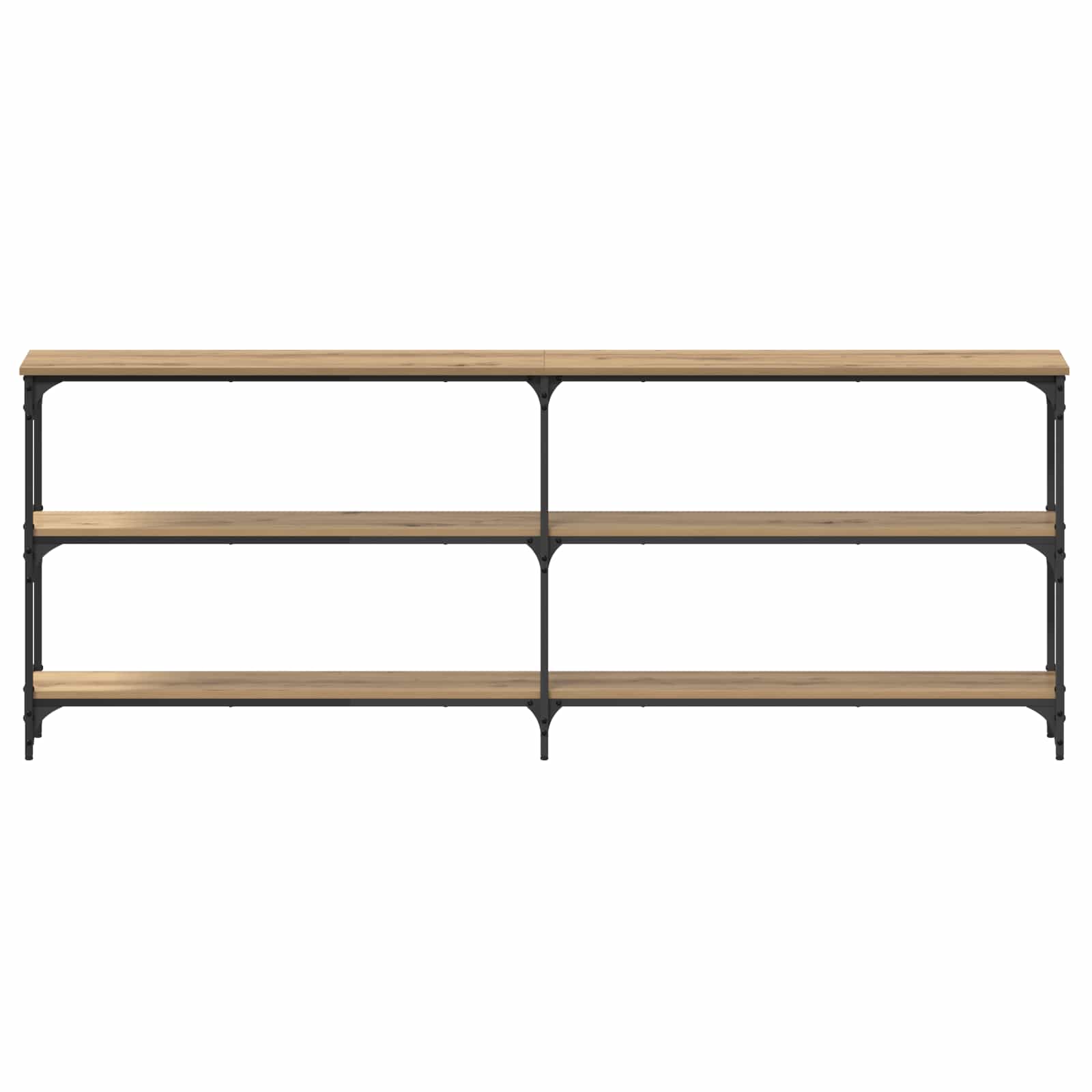 vidaXL Konsolentisch Artisan-Eiche 200 x 29 x 75 cm