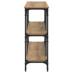vidaXL Konsolentisch Artisan-Eiche 200 x 29 x 75 cm