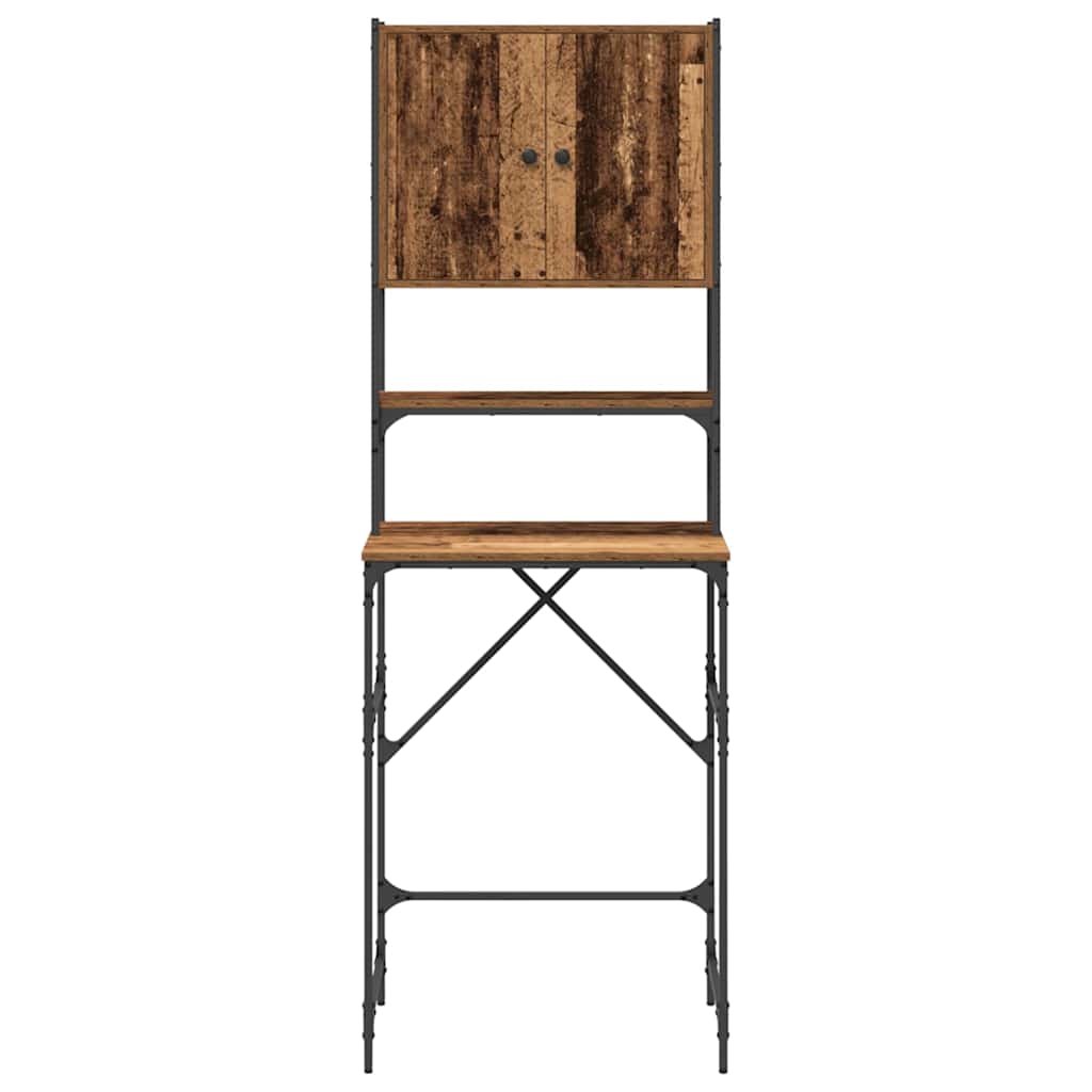 vidaXL Waschmaschinen-Schrank Altholz 68 x 48,5 x 194 cm Holzwerkstoff