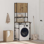 vidaXL Waschmaschinen-Schrank Artisan-Eiche 68 x 48,5 x 194 cm