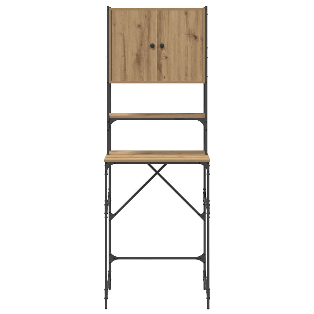 vidaXL Waschmaschinen-Schrank Artisan-Eiche 68 x 48,5 x 194 cm