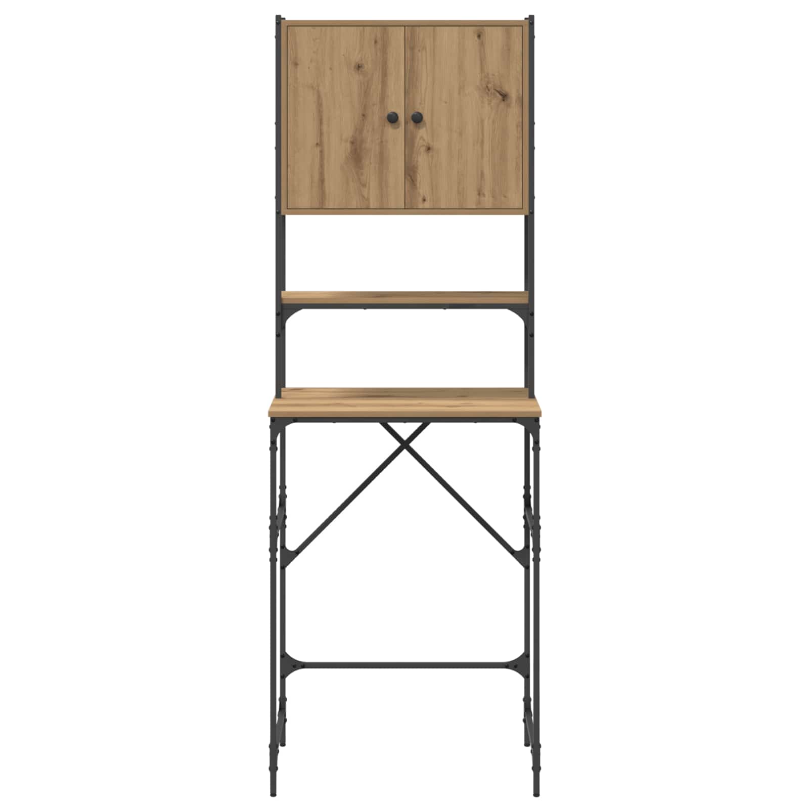 vidaXL Waschmaschinen-Schrank Artisan-Eiche 68 x 48,5 x 194 cm