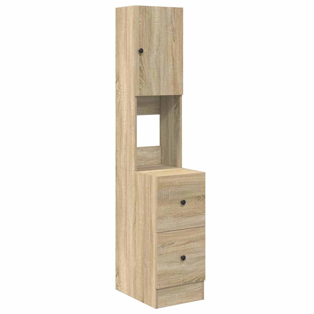 vidaXL Küchenschrank mit Regal Beige 35 x 50 x 180 cm Holzwerkstoff