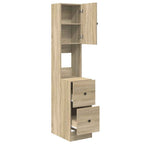 vidaXL Küchenschrank mit Regal Beige 35 x 50 x 180 cm Holzwerkstoff