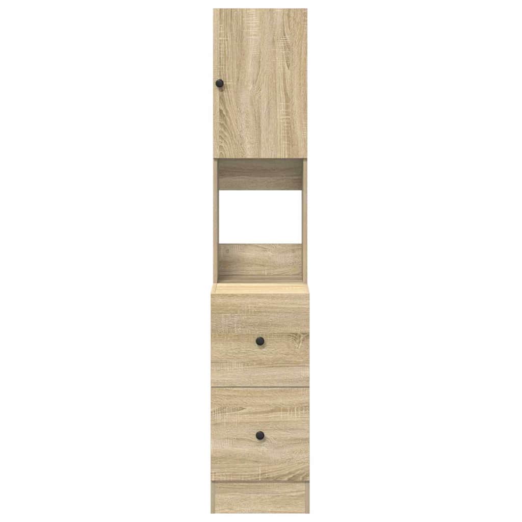 vidaXL Küchenschrank mit Regal Beige 35 x 50 x 180 cm Holzwerkstoff