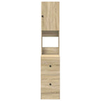 vidaXL Küchenschrank mit Regal Beige 35 x 50 x 180 cm Holzwerkstoff