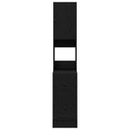 vidaXL Küchenbuffet mit Regal Schwarz Eichen-Optik 32 x 50 x 180 cm