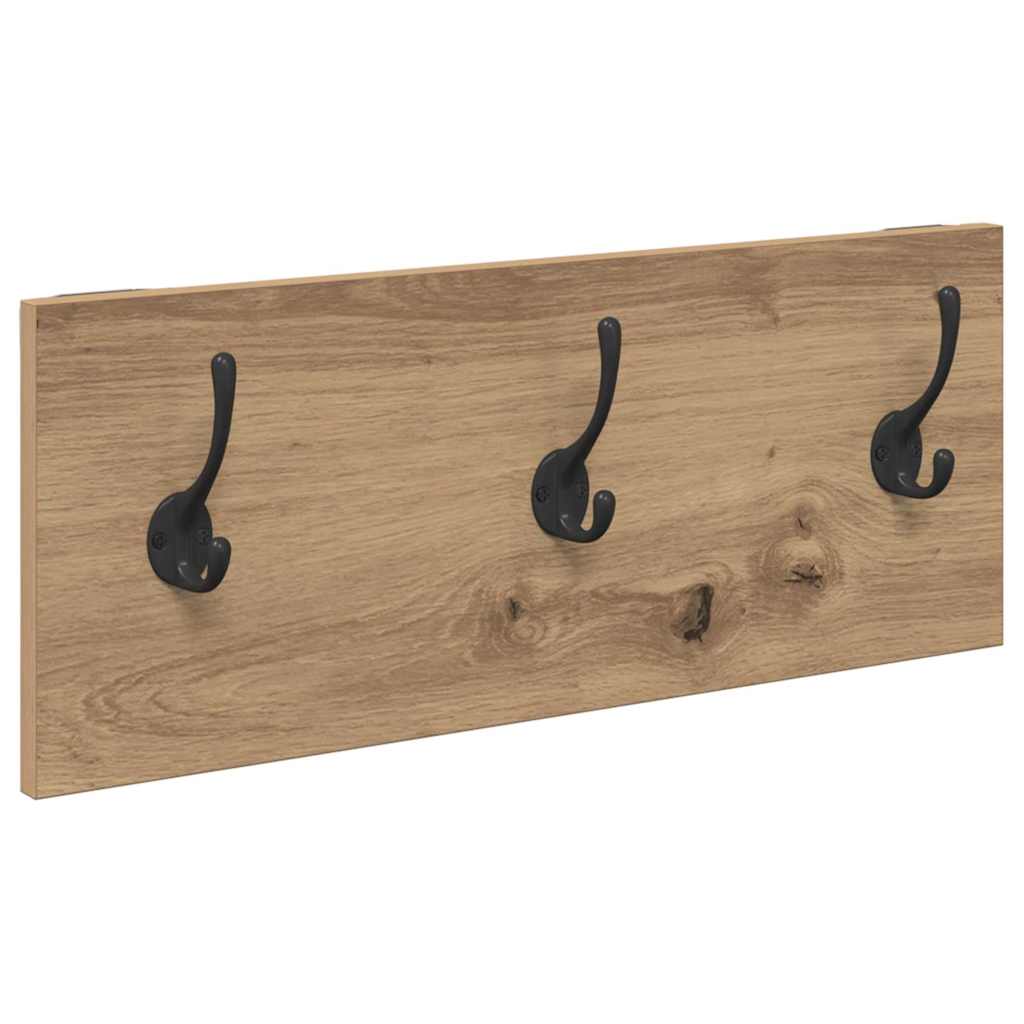 vidaXL Flurmöbel-Set mit Regal 4 pcs Kunsthandwerk Eiche Holzwerkstoff