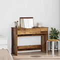 vidaXL Kosmetiktisch mit Schubladen Altholz 100 x 45 x 76 cm