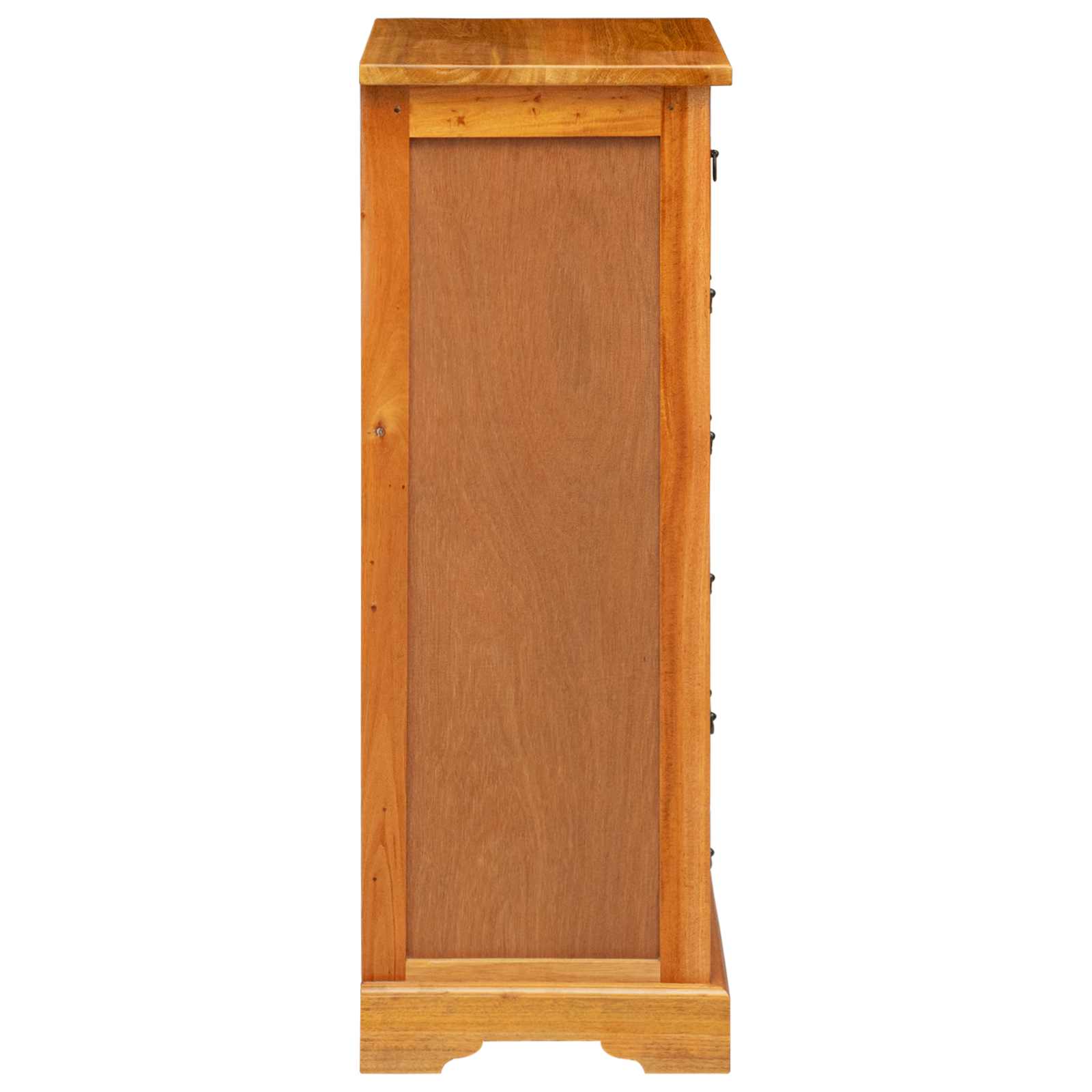 vidaXL Kommode Natur 45 x 35 x 100,5 cm Massives Mahagoni Holz