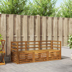 vidaXL Sofagarnituren 3 pcs Natur Massivholz Akazie