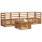 vidaXL Sofagarnituren 5 pcs Natur Massivholz Akazie