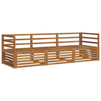 vidaXL Outdoor-Sofagarnitur 3 pcs Natur Massivholz Akazie