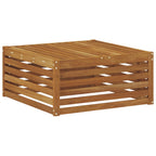 vidaXL Outdoor-Sofagarnitur Natur 245,5 x 162,5 x 73 cm
