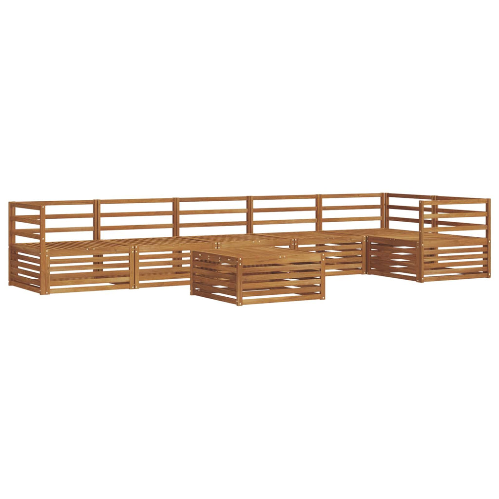 vidaXL Outdoor-Sofagarnitur 7 pcs Natur