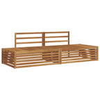 vidaXL Outdoor-Sofagarnitur Natur 203,5 x 83 x 73 cm Massivholz Akazie