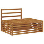 vidaXL Outdoor-Sofagarnitur 5 Stück Natur Massivholz Akazie