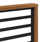 vidaXL Sofagarnituren 11 pcs Natur und Anthrazit Massivholz Akazie