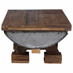 vidaXL Couchtisch Natur 90 x 50 x 35 cm Holz