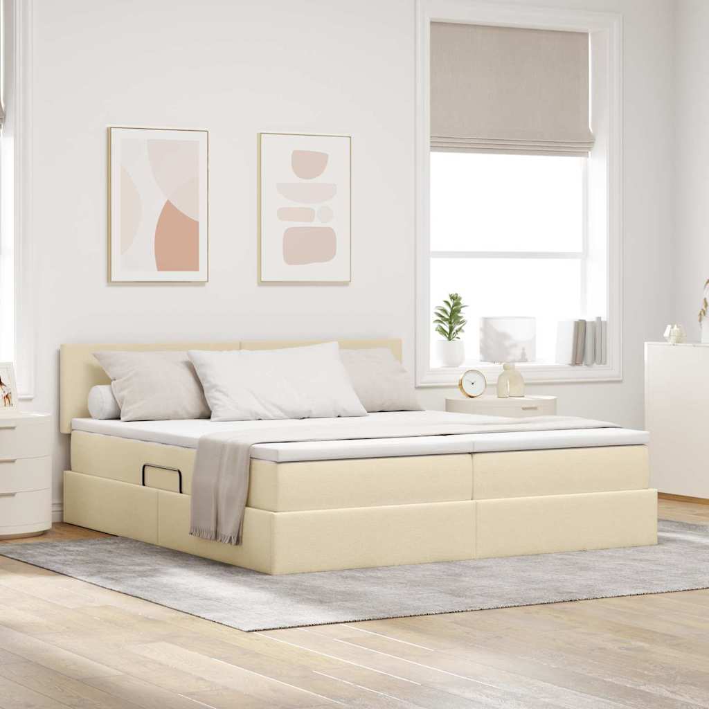 vidaXL Aufbewahrungsbett mit Matratze Schwarz 90 x 190 cm Kunstleder