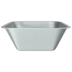 vidaXL Ersatzschaufel für Schubkarre Silber 88 x 60 x 32 cm Stahl