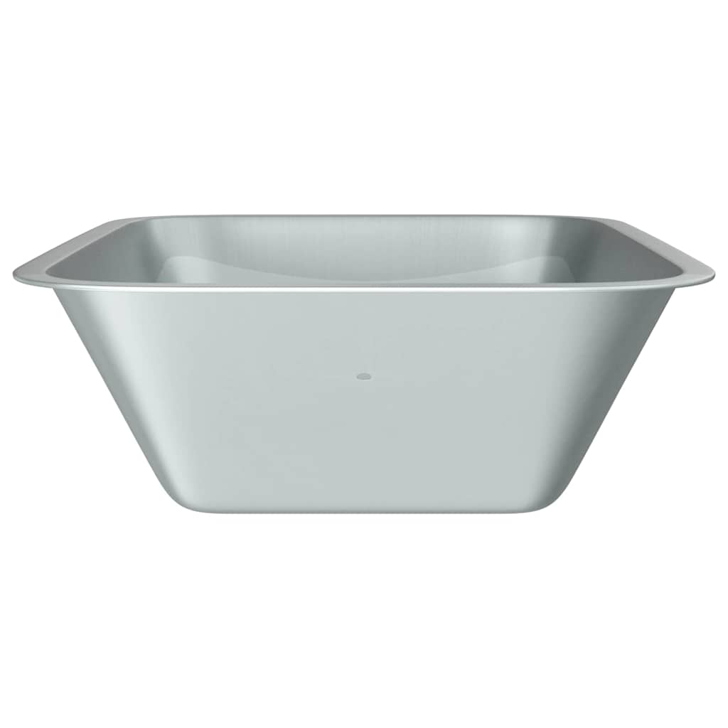 vidaXL Ersatzschaufel für Schubkarre Silber 88 x 60 x 32 cm Stahl