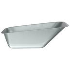 vidaXL Ersatzschaufel für Schubkarre Silber 88 x 60 x 32 cm Stahl