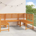 vidaXL Gartenbänke Set 5 pcs Braun Massivholz Akazie