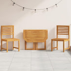 vidaXL Garten Bistro Set 3 pcs Braun Massivholz Akazie