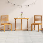 vidaXL Garten Bistro Set 3 pcs Braun Massivholz Akazie