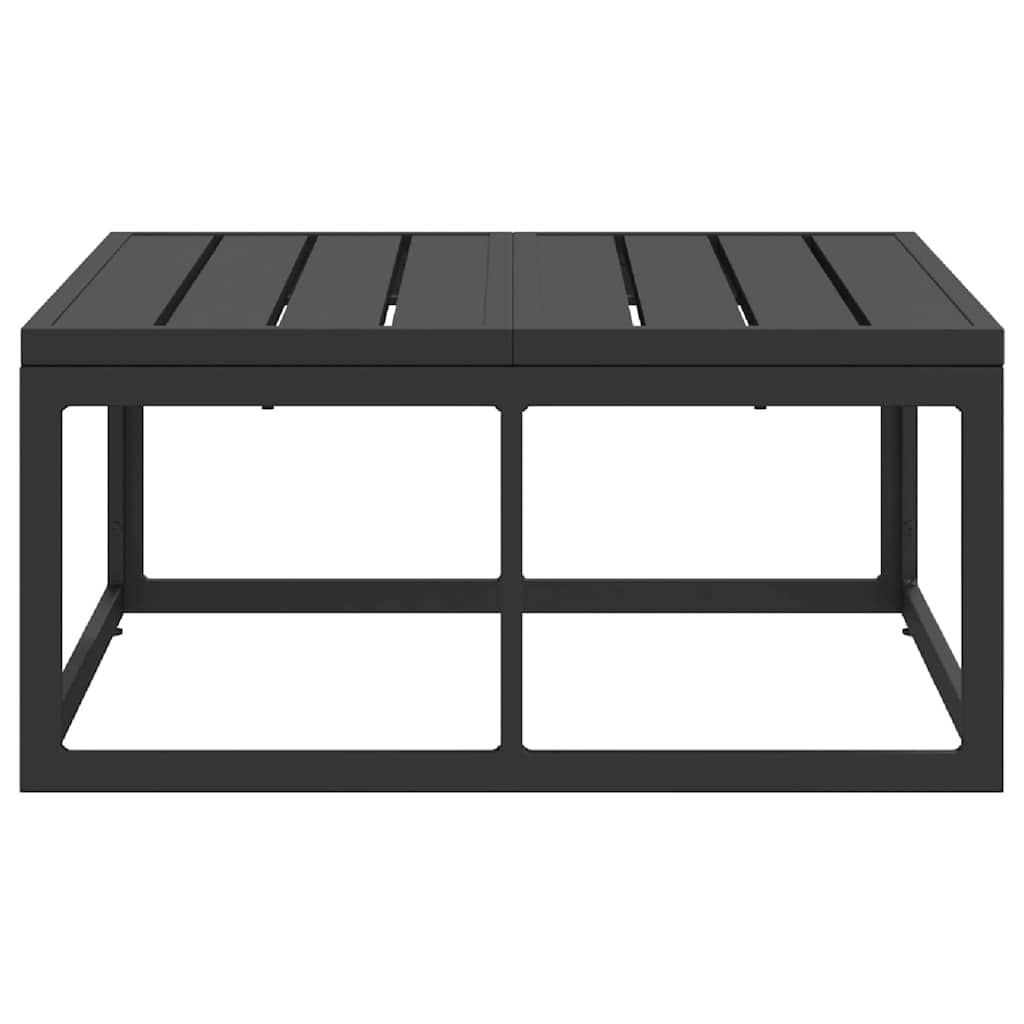 vidaXL Gartenmöbel Schwarz 70 x 70 x 32 cm Metall