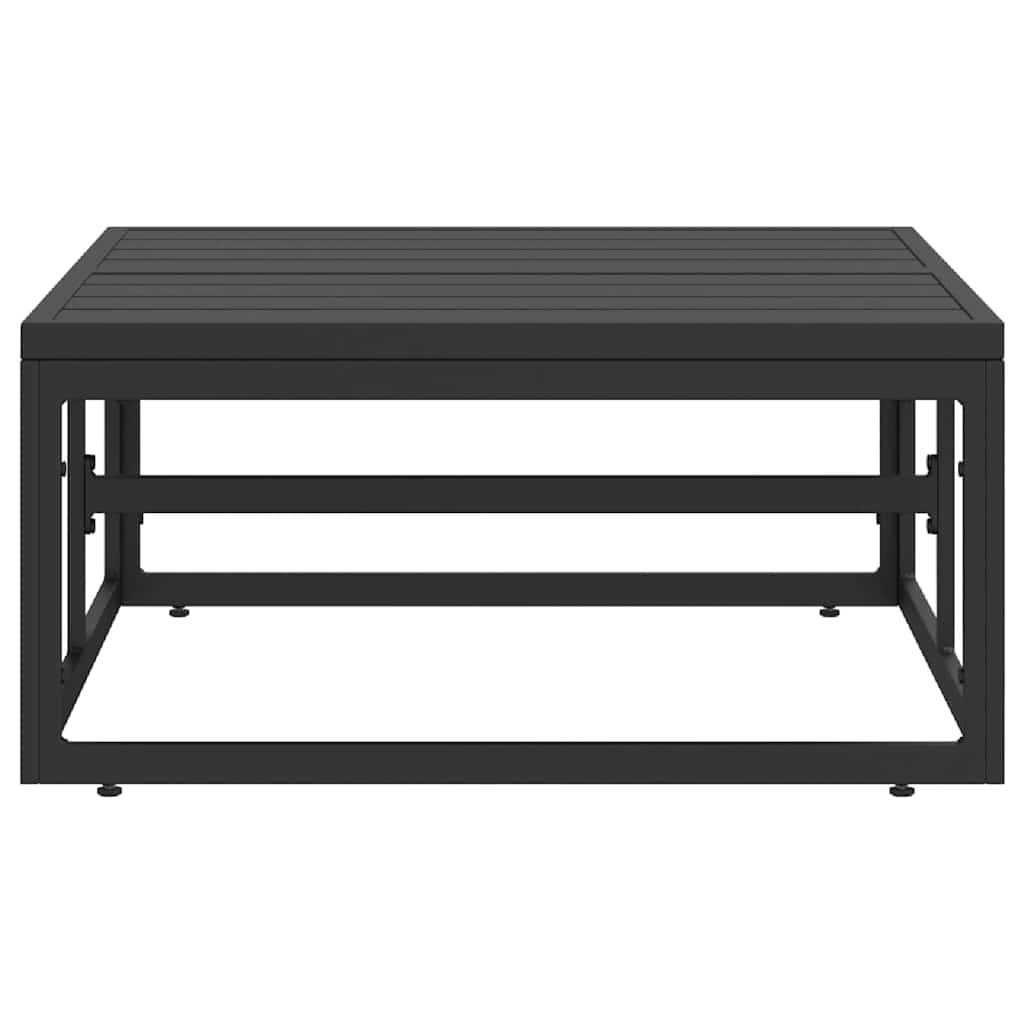 vidaXL Gartenmöbel Schwarz 70 x 70 x 32 cm Metall