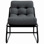 vidaXL gartenmöbel mit Kissen 2 pcs Schwarz 60,5 x 81 x 71 cm