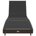 vidaXL Sonnenliege 197 x 70 x 82 cm Poly-Rattan