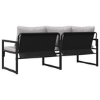 vidaXL gartenmöbel mit Kissen Hellgrau 180 x 72,5 x 71 cm Polyester