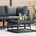 vidaXL Gartenmöbel Anthrazit 70 x 70,5 x 32 cm Stahl