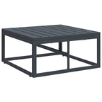 vidaXL Gartenmöbel Anthrazit 70 x 70,5 x 32 cm Stahl