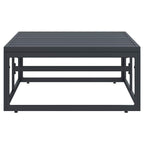 vidaXL Gartenmöbel Anthrazit 70 x 70,5 x 32 cm Stahl