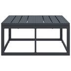 vidaXL Gartenmöbel Anthrazit 70 x 70,5 x 32 cm Stahl