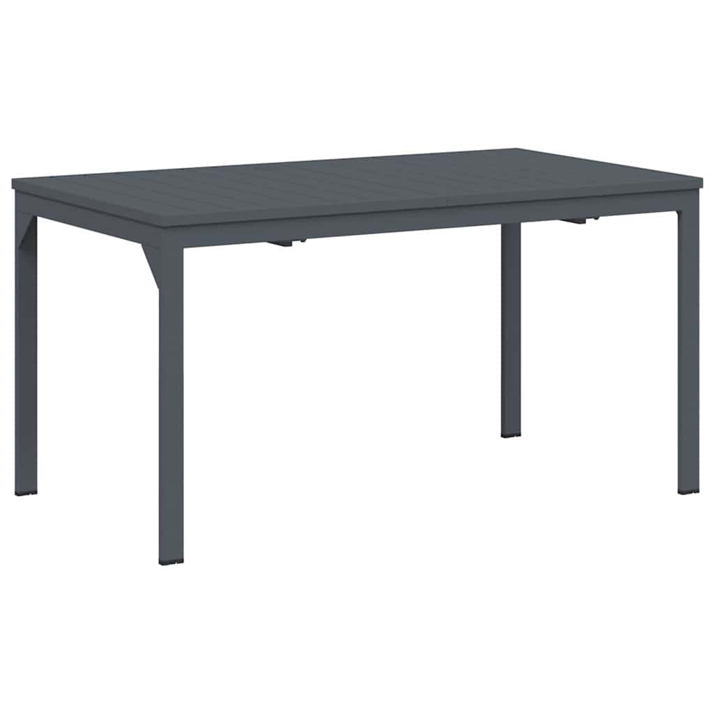 vidaXL Terrassentisch Anthrazit 180 x 80 x 74 cm
