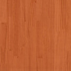 vidaXL Kopfteil Wachsbraun 160,5 x 3 x 80 cm Massives Kiefernholz
